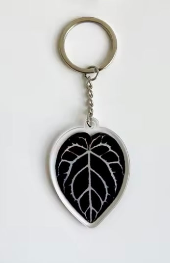 Keyring Keychain - Anthurium Crystallinum